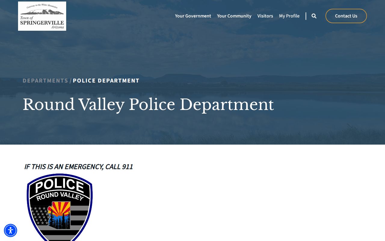 Springerville Apache County police arrest record source